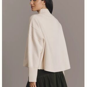 Maeve X Anthropologie Pale Pink Logan Turtle Neck Sweater Size XS